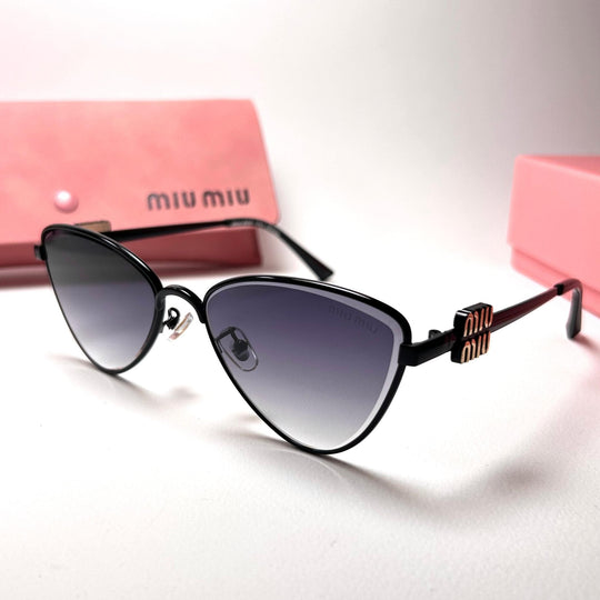 Miu Miu Logo Cat Eye - Purple Gradient