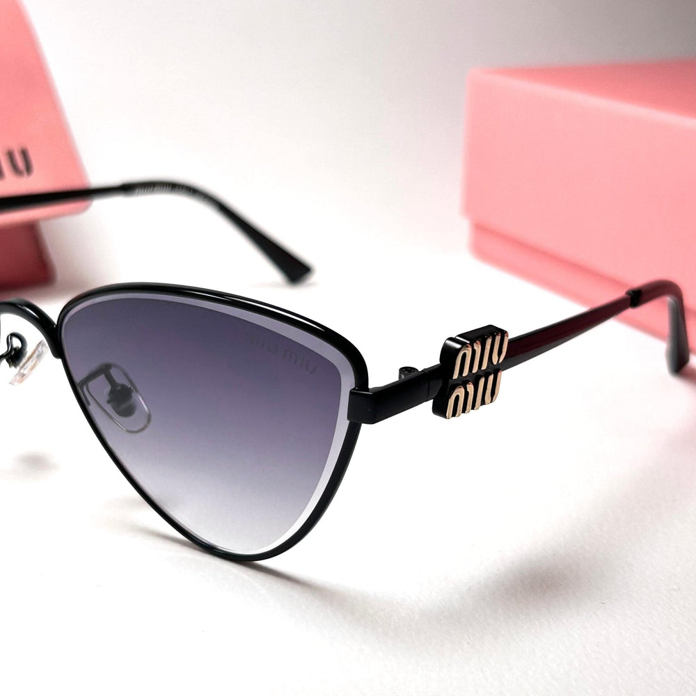 Miu Miu Logo Cat Eye - Purple Gradient