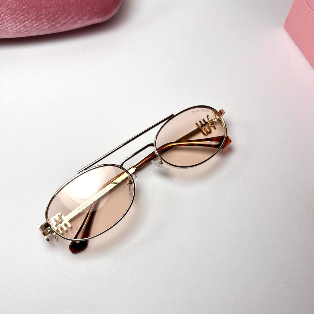 Miu Miu Logo - Nude