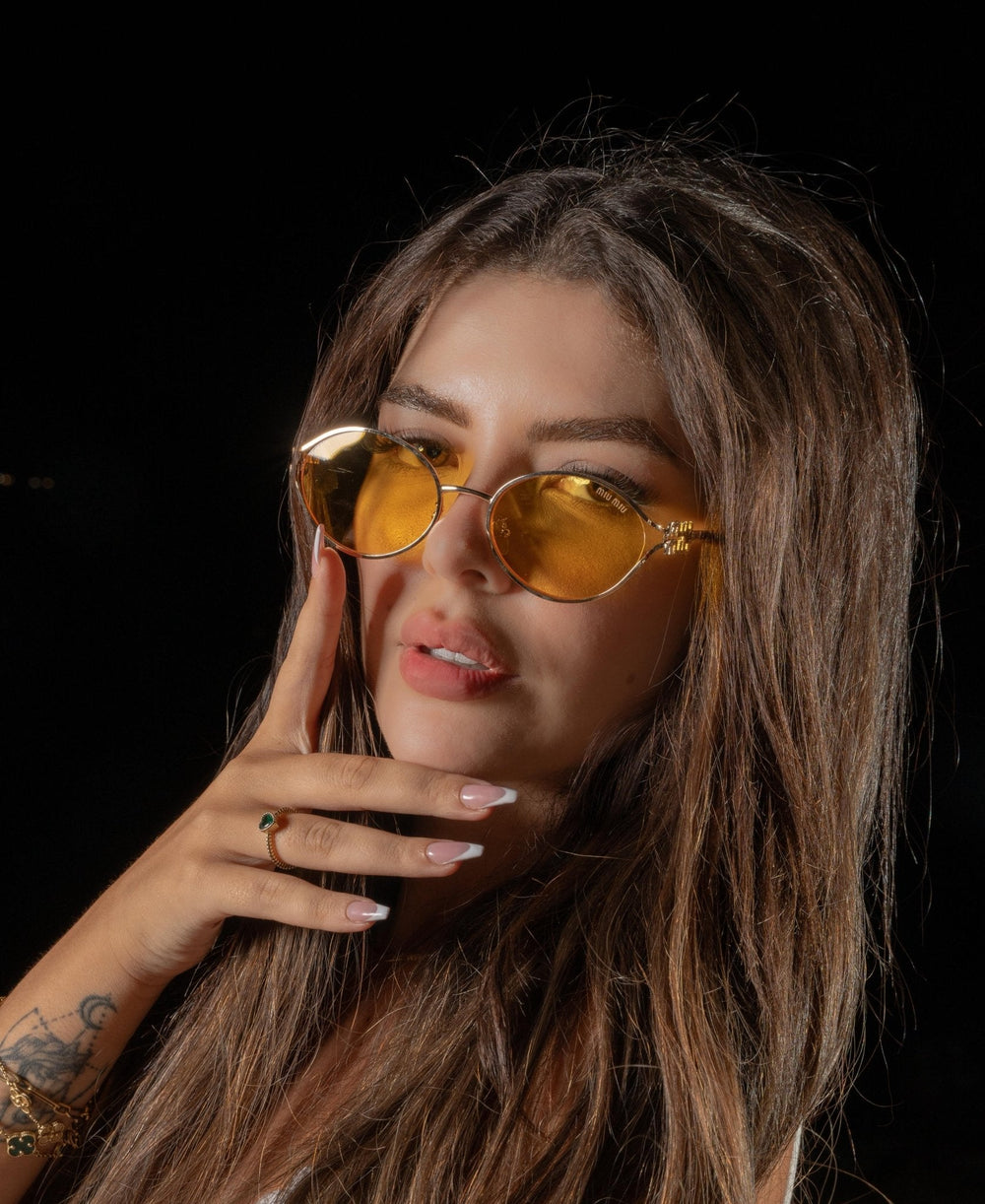 Miu Miu Logo SMU 52Y - Yellow