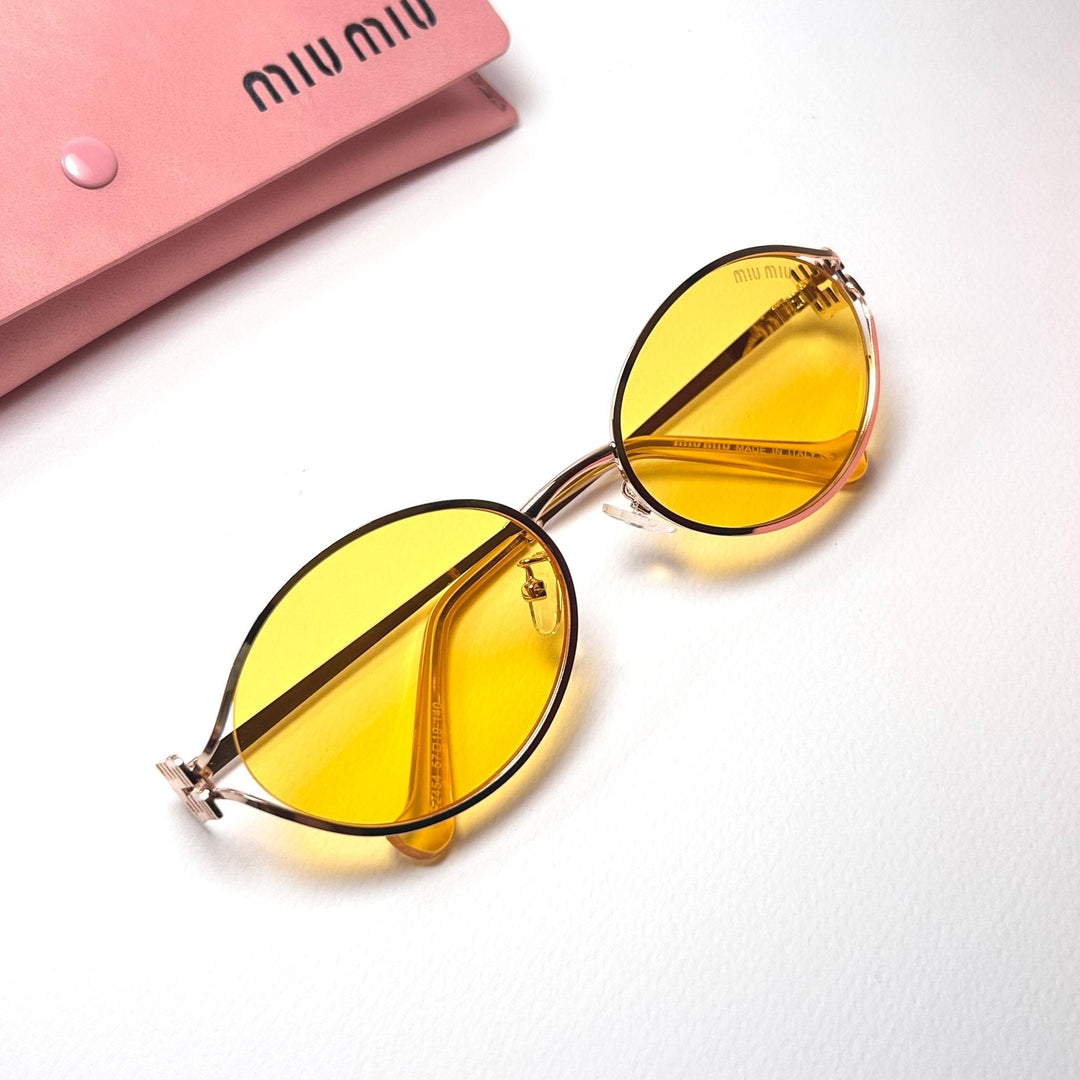 Miu Miu Logo SMU 52Y - Yellow