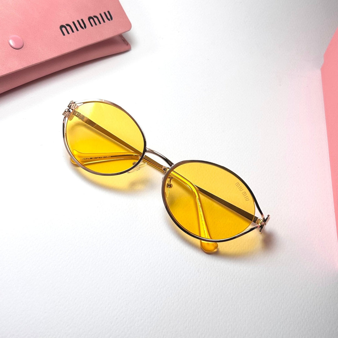 Miu Miu Logo SMU 52Y - Yellow