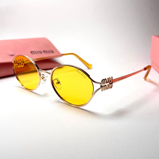 Miu Miu Logo SMU 52Y - Yellow