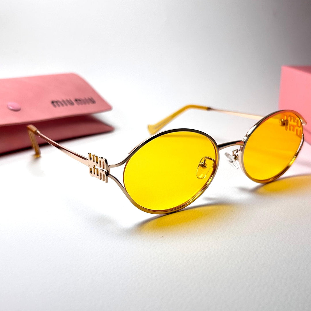 Miu Miu Logo SMU 52Y - Yellow
