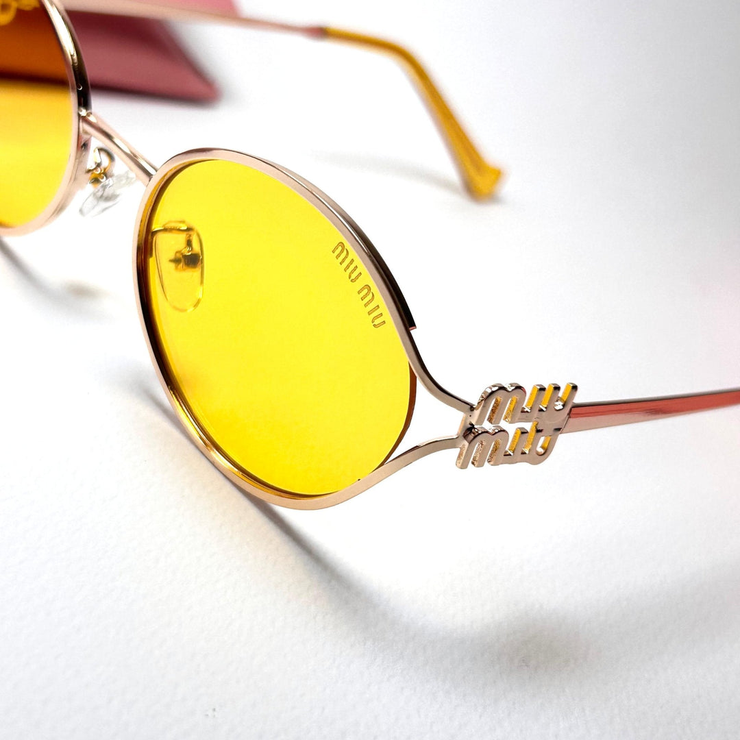 Miu Miu Logo SMU 52Y - Yellow