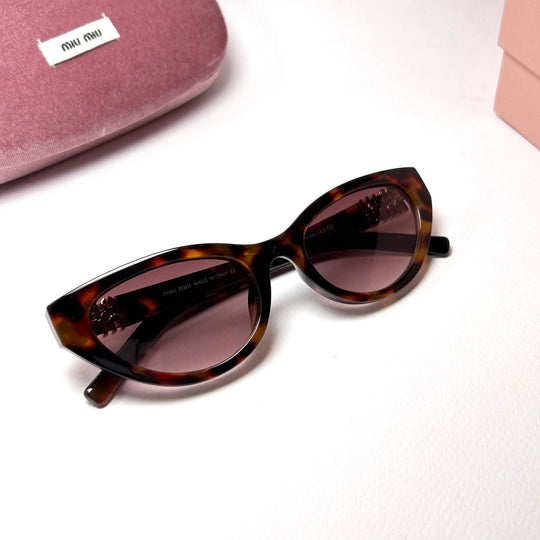 Miu Miu OMUA04S Cat Eye – Tortoise Gradient Rose