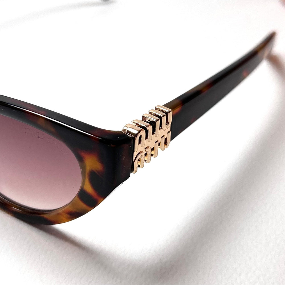 Miu Miu OMUA04S Cat Eye – Tortoise Gradient Rose