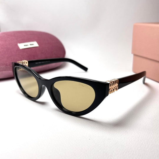 Miu Miu OMUA04S  Cat Eye - Yellow