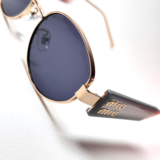 Miu Miu Oval MU53WS - Golden Black