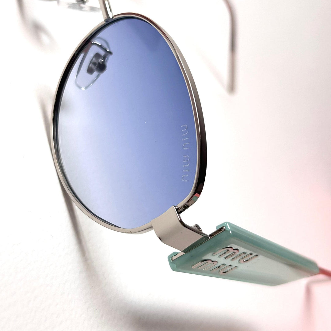 Miu Miu Oval MU53WS - Ice Blue