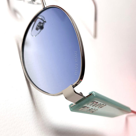 Miu Miu Oval MU53WS - Ice Blue