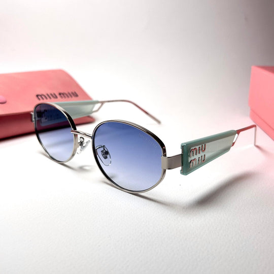 Miu Miu Oval MU53WS - Ice Blue