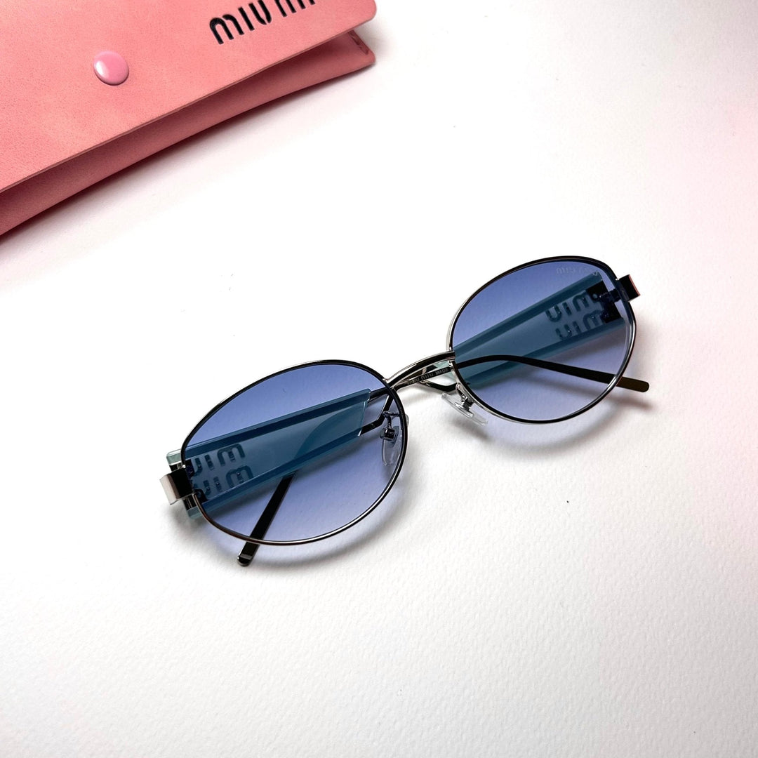 Miu Miu Oval MU53WS - Ice Blue