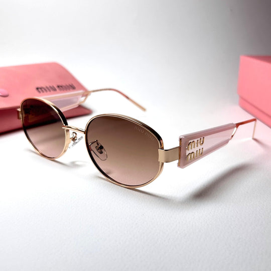 Miu Miu Oval MU53WS - Light Brown Gradient