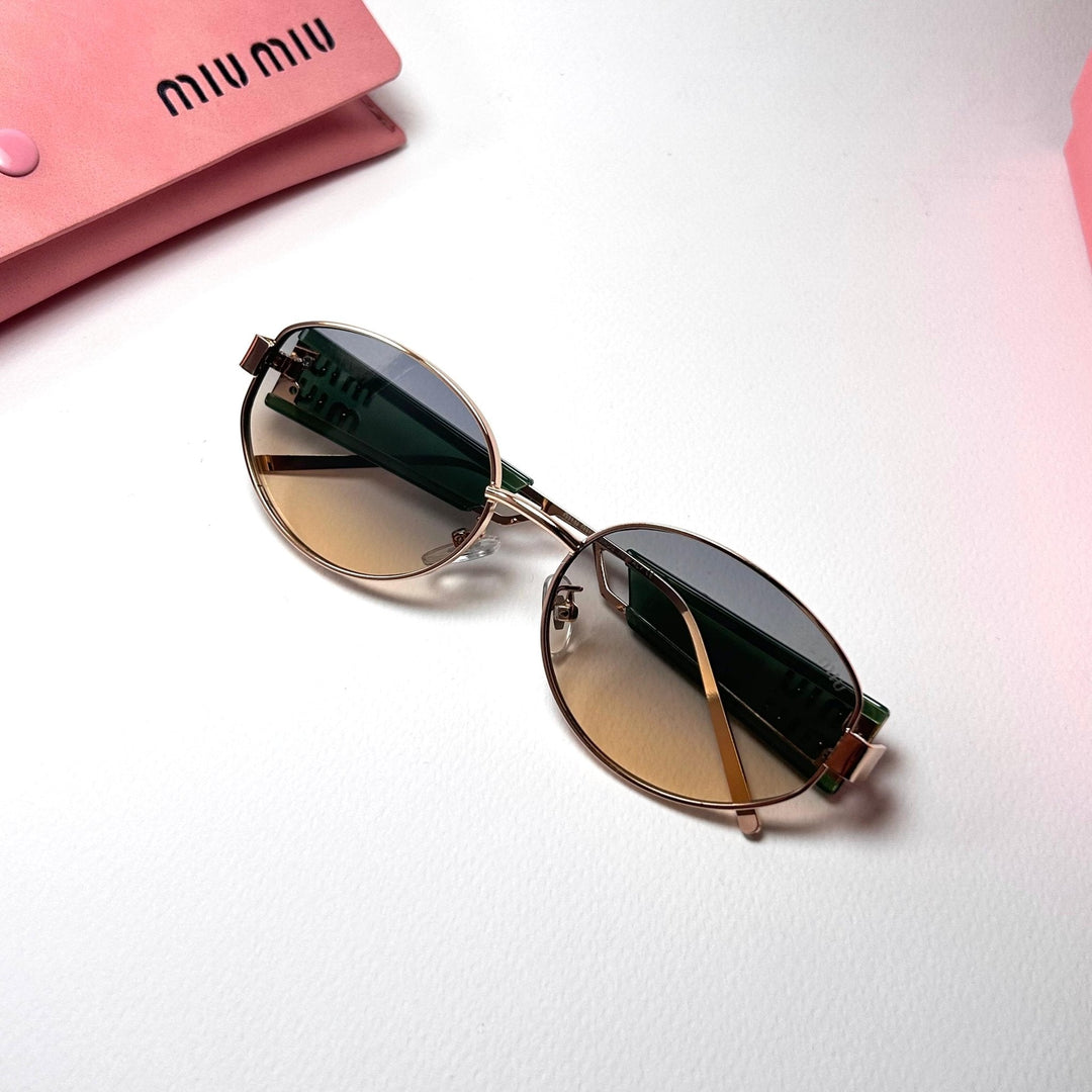 Miu Miu Oval MU53WS - Peach Gradient