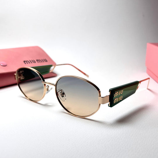 Miu Miu Oval MU53WS - Peach Gradient