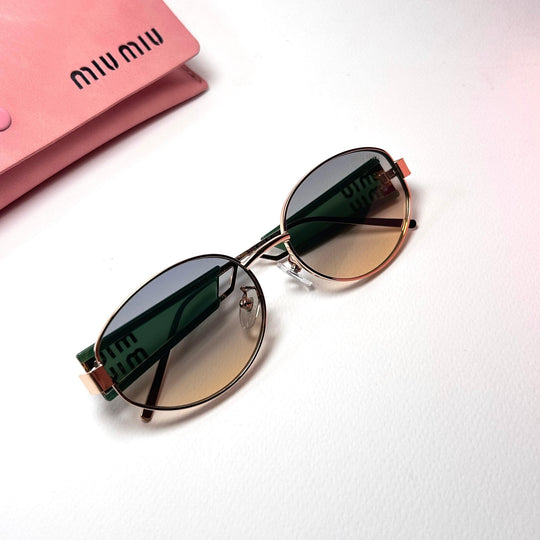 Miu Miu Oval MU53WS - Peach Gradient