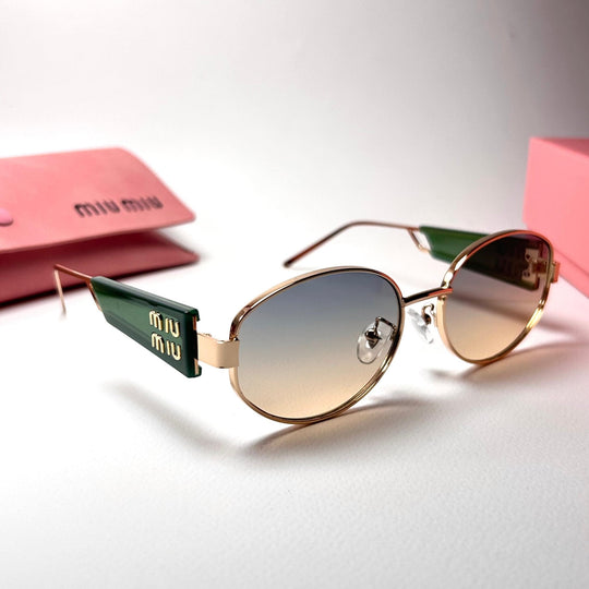 Miu Miu Oval MU53WS - Peach Gradient