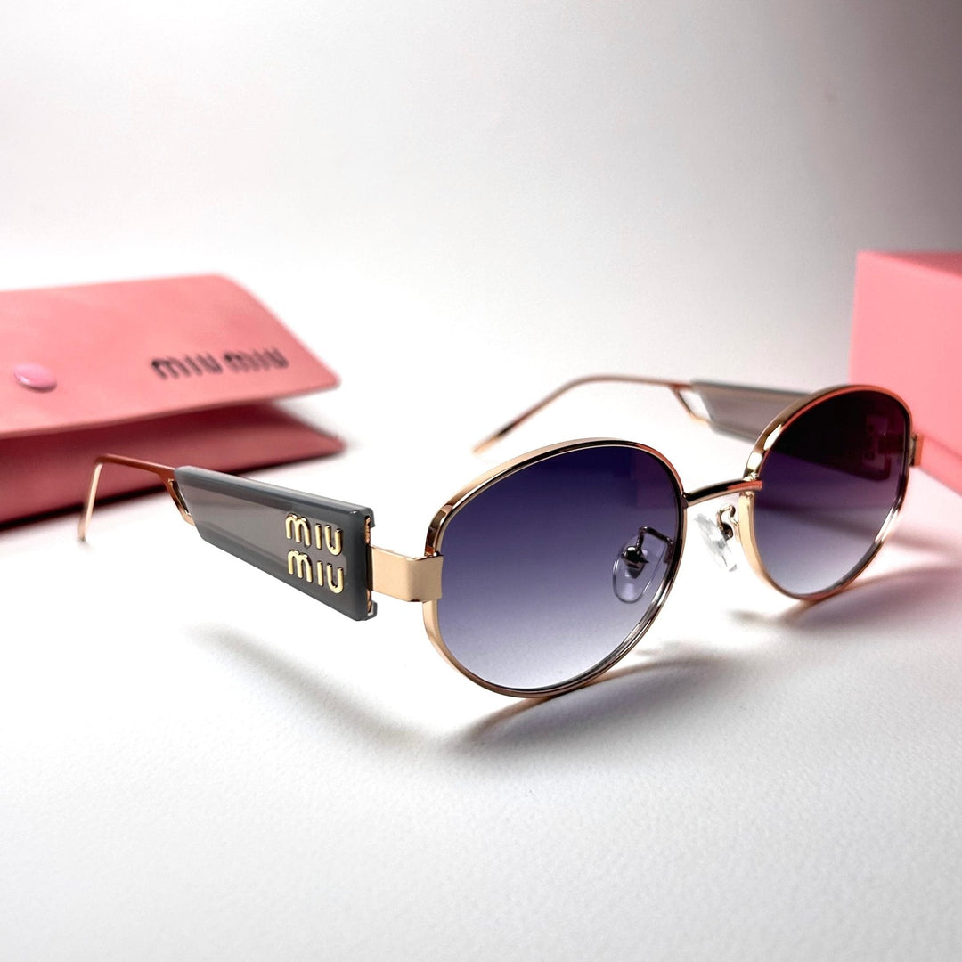 Miu Miu Oval MU53WS - Purple Gradient