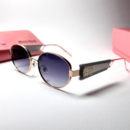 Miu Miu Oval MU53WS - Purple Gradient