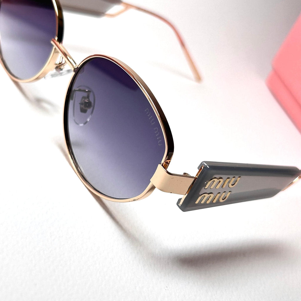 Miu Miu Oval MU53WS - Purple Gradient