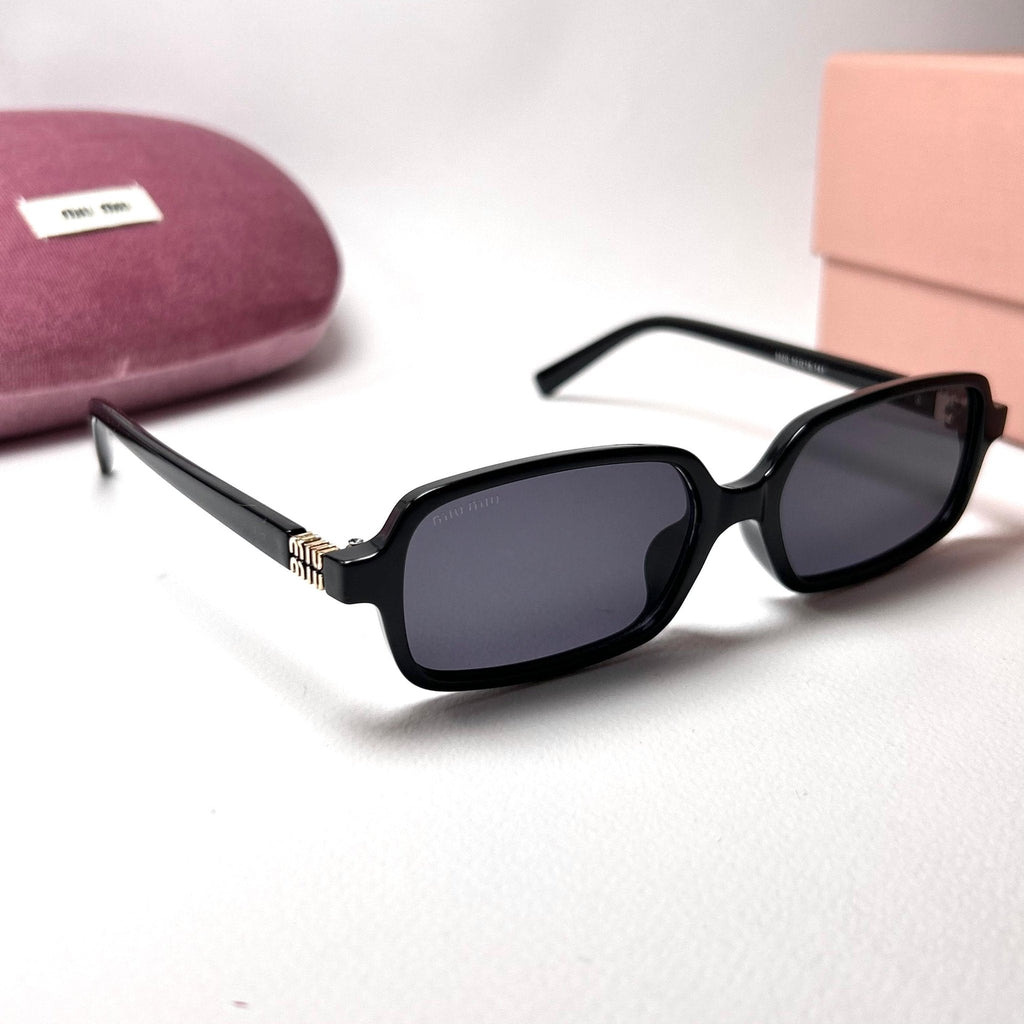 Miu Miu Rectangular Regard - Black