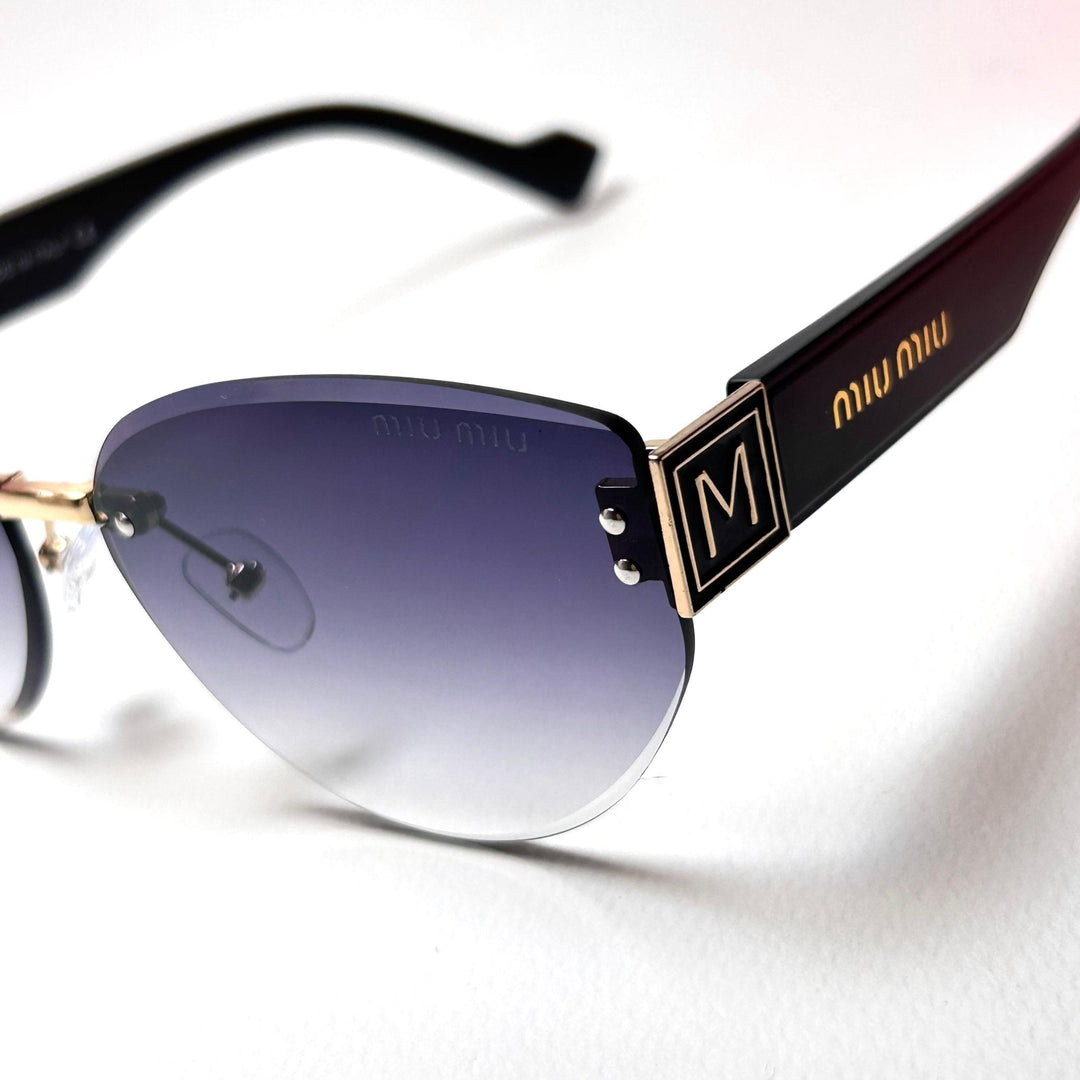 Miu Miu Rimless Cat Eye - Purple Gradient