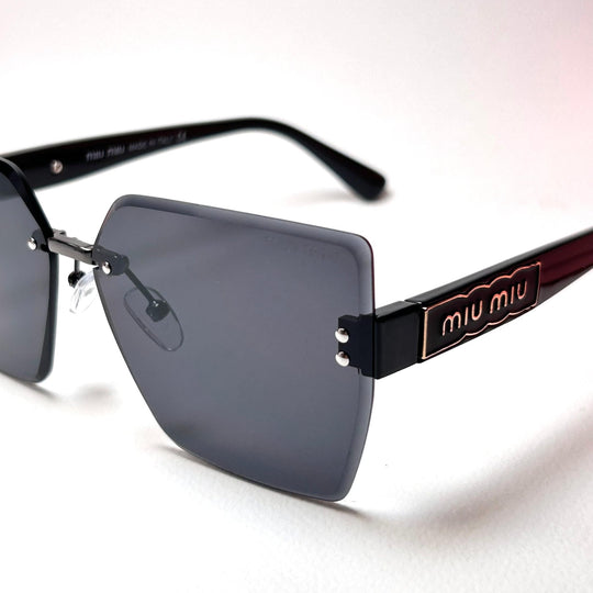 Miu Miu Rimless Squarer - Black