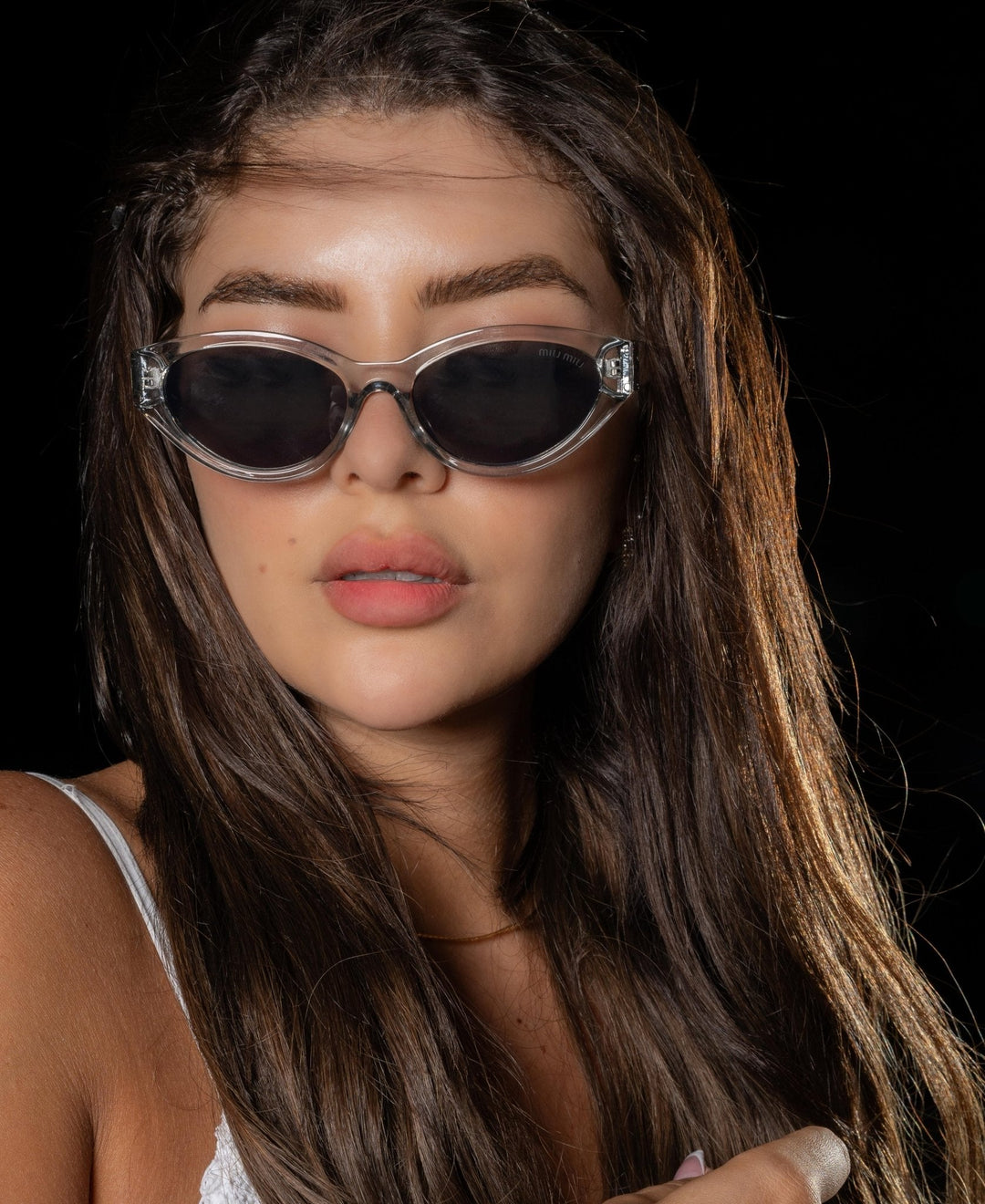 Miu Miu SMUA04 Cat Eye - Black