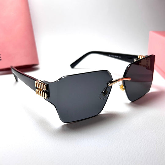 Miu Miu SMUA04 Oversized - Full Black