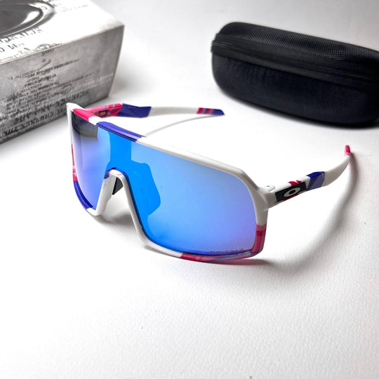Oakley Sutro PRIZM - White Multi Pattern Blue