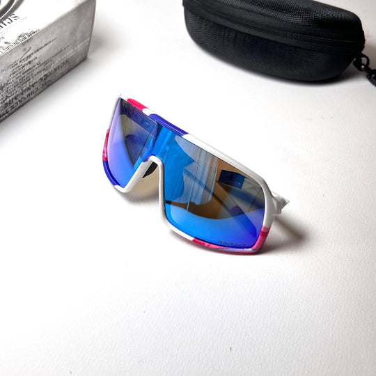 Oakley Sutro PRIZM - White Multi Pattern Blue