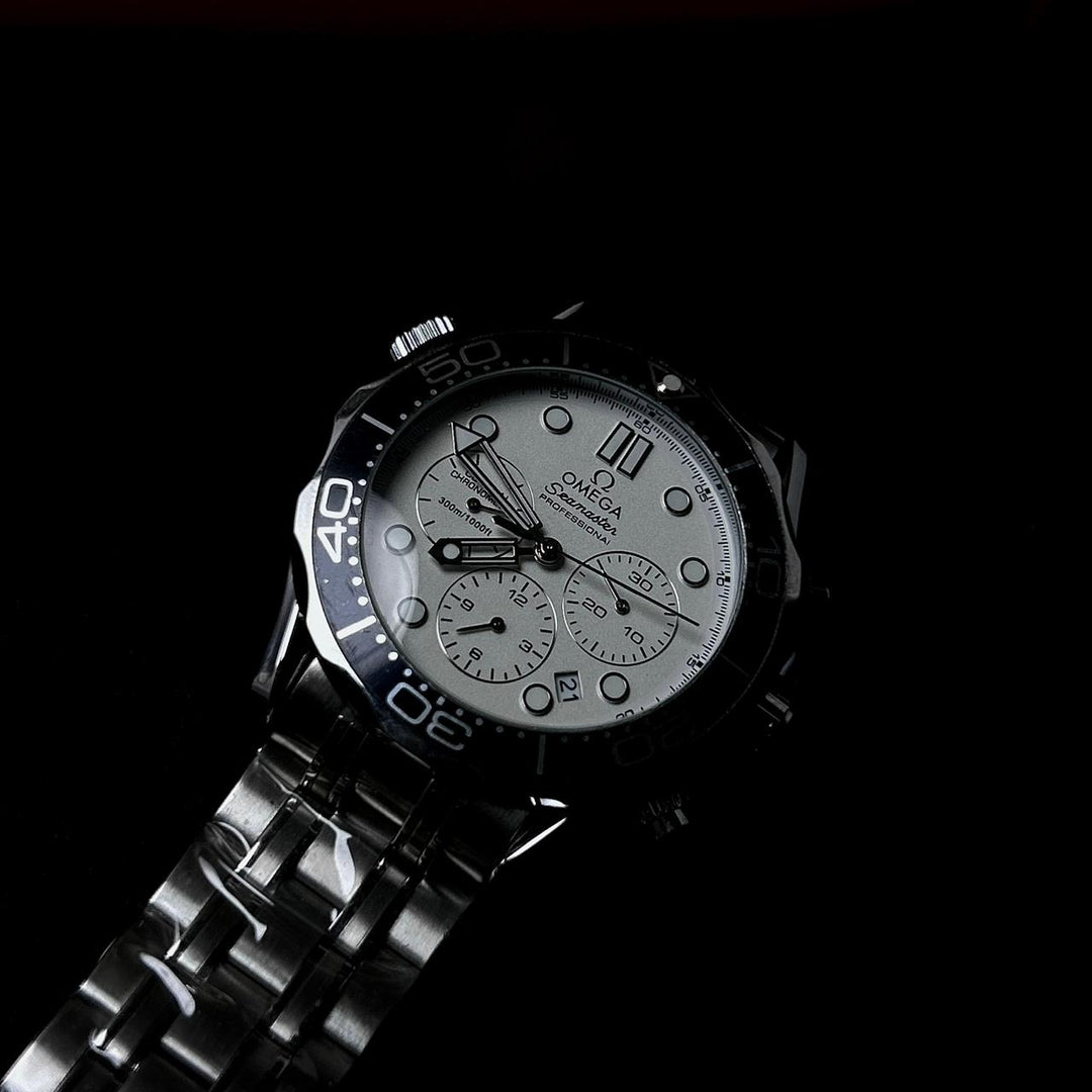 Omega Seamaster Co-Axial Chronometer - Silver White