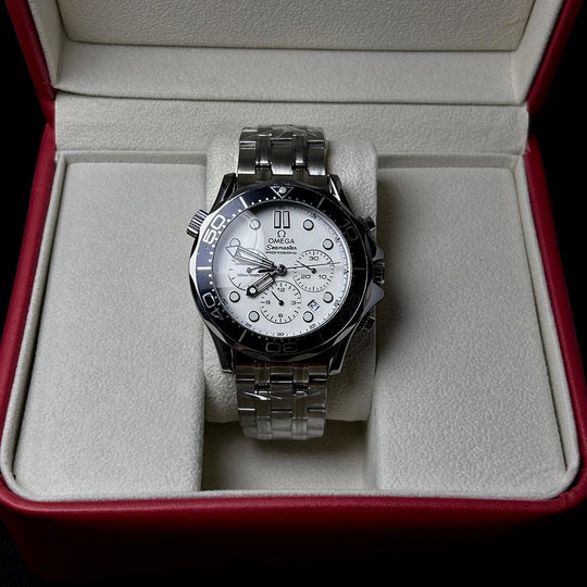 Omega Seamaster Co-Axial Chronometer - Silver White