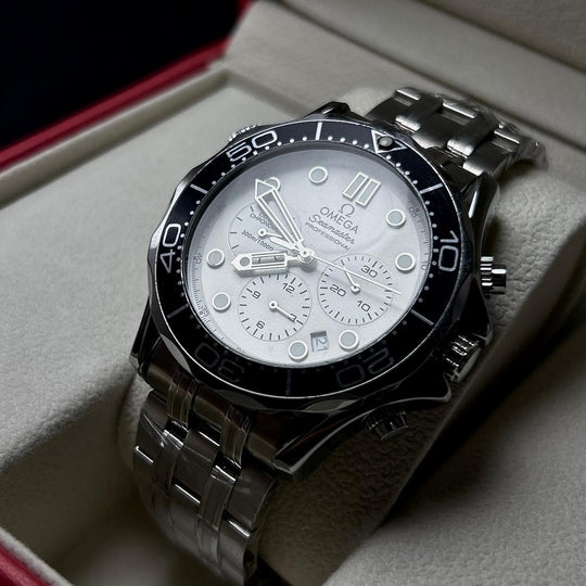 Omega Seamaster Co-Axial Chronometer - Silver White