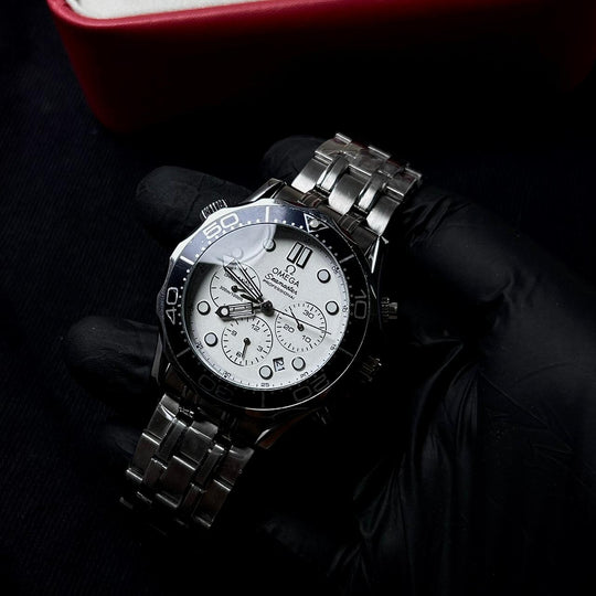Omega Seamaster Co-Axial Chronometer - Silver White