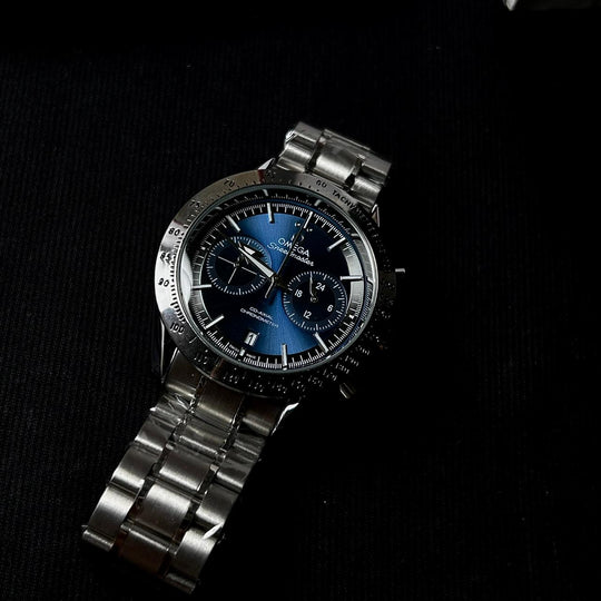 Omega Speedmaster Co-Axial Chronometer PRV Edition – Silver Blue