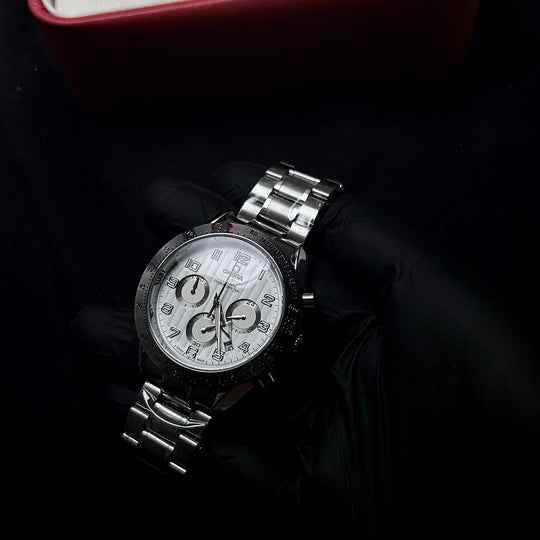 Omega Speedmaster Co-Axial Chronometer – Silver White