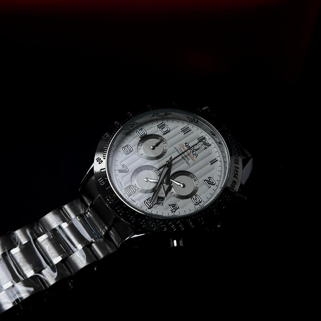 Omega Speedmaster Co-Axial Chronometer – Silver White