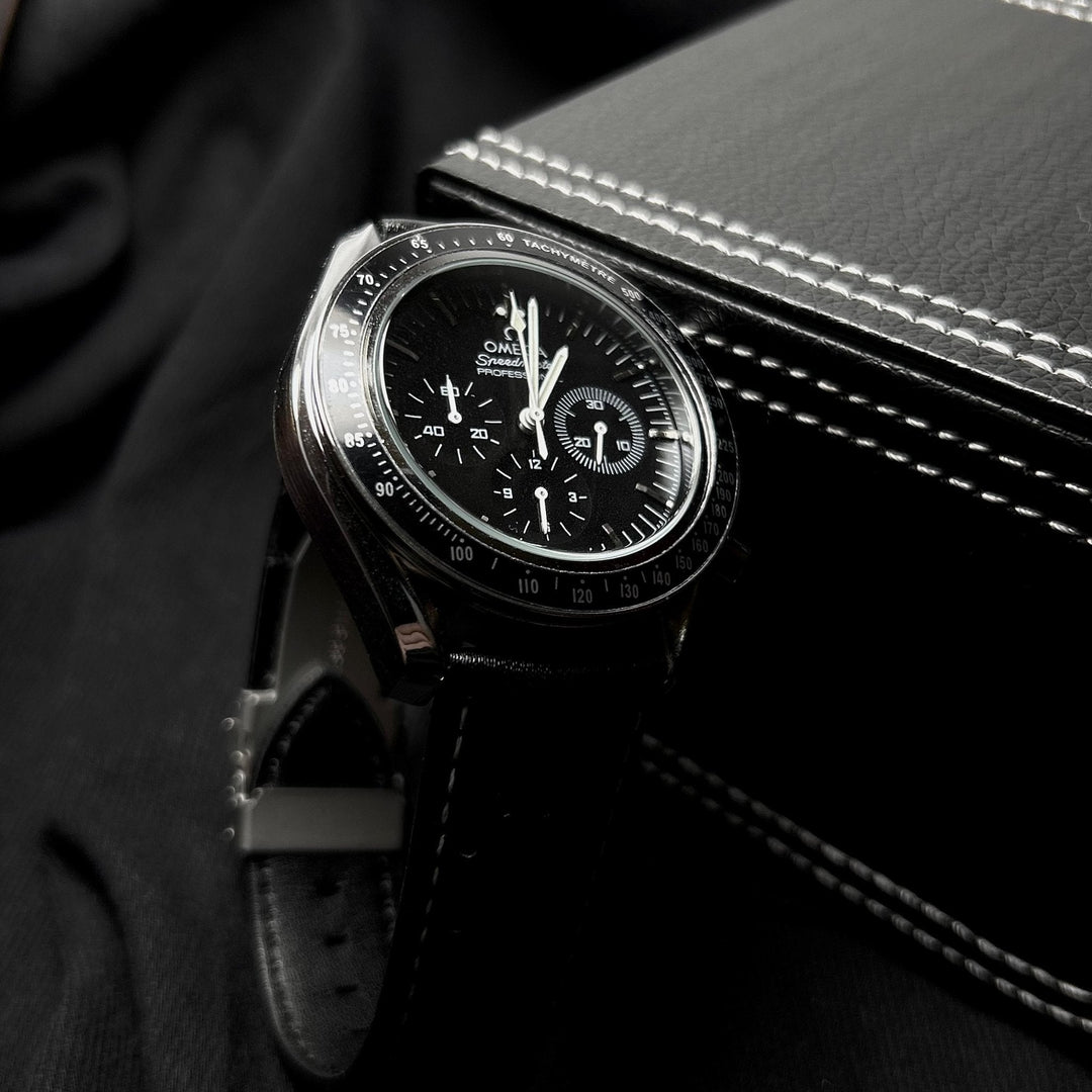 Omega Speedmaster Moonwatch Homage – Black Dial