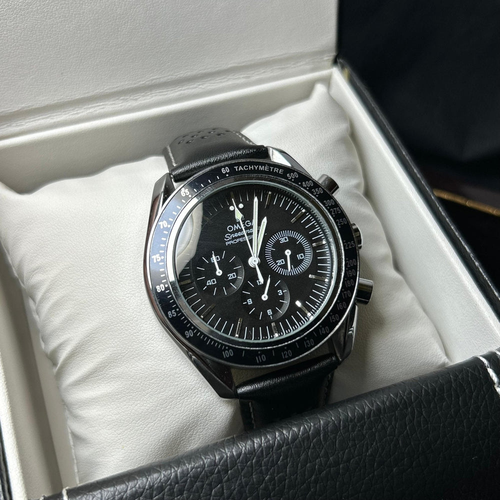 Omega Speedmaster Moonwatch Homage – Black Dial