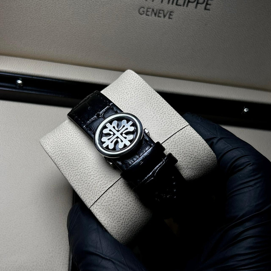 Patek Philippe Complications Chronograph Alligator Leather Edition – Black