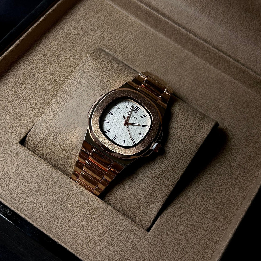Patek Philippe Nautilus For Her - Rose Gold White