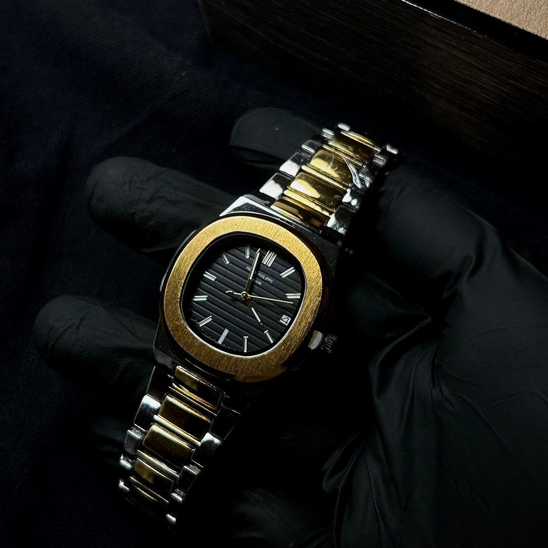 Patek Philippe Nautilus For Her – Two Tone Golden Black