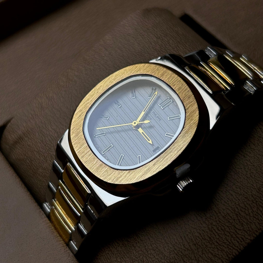 Patek Philippe Nautilus For Her - Two Tone Golden White