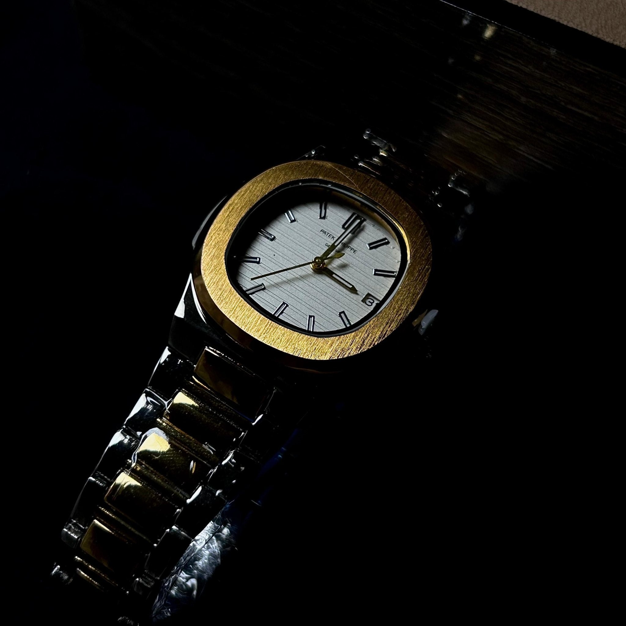 Patek Philippe Nautilus For Her - Two Tone Golden White