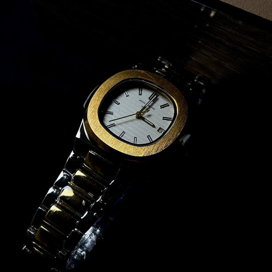 Patek Philippe Nautilus For Her - Two Tone Golden White