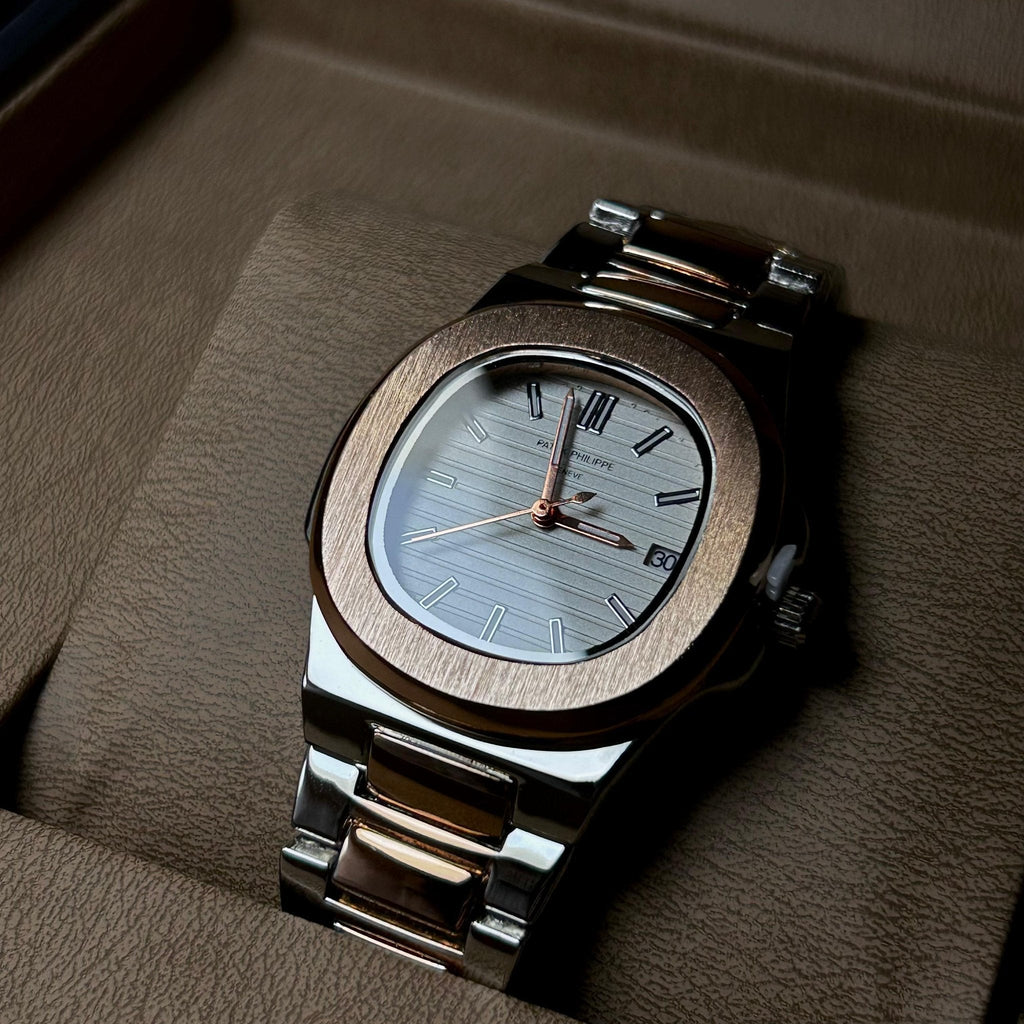 Patek Philippe Nautilus For Her - Two Tone Rose Gold White