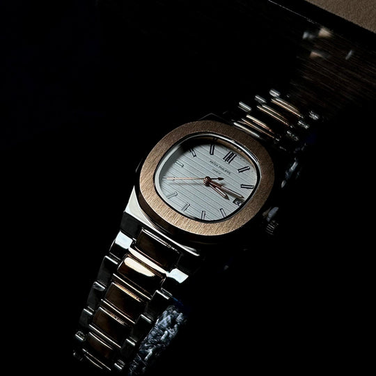 Patek Philippe Nautilus For Her - Two Tone Rose Gold White