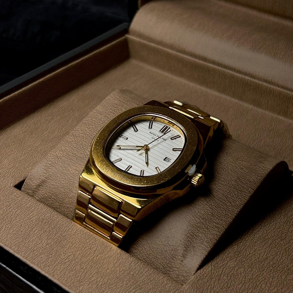 Patek Philippe Nautilus For Him – Golden White